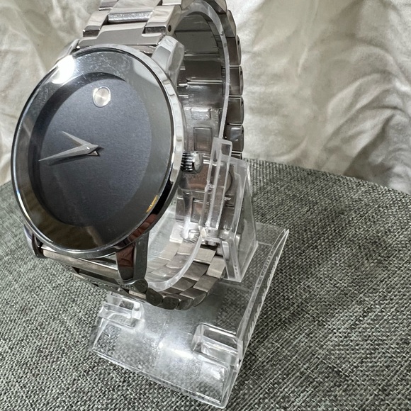 NWOT..Fashion Jewelry Mens Stainless Steel Watch. Business Watch Very Sl… - Picture 4 of 16